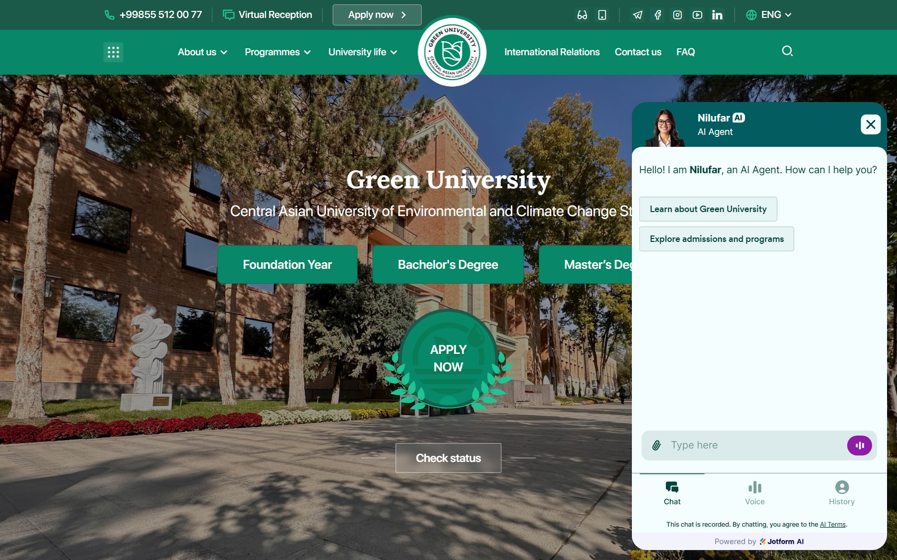 Green University — arxiv (old.greenedu.uz)